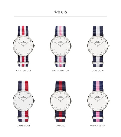 dw手表黑盘白盘对比 让你更了解DW手表的不同款式 款式 黑盘 白盘 手表资讯  第1张